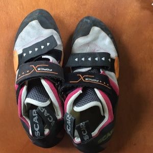 Scarpa rock climbing shoes